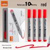True Color Black Quick-Dry Oil-Based Marker Pen, Thick Tip, Durable Design