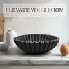 Large Decorative Bowl,Modern Handicraft Bowls Decorative Fruit Bowl for Kitchen Counter,Stylish Key Bowl for Entry Table
