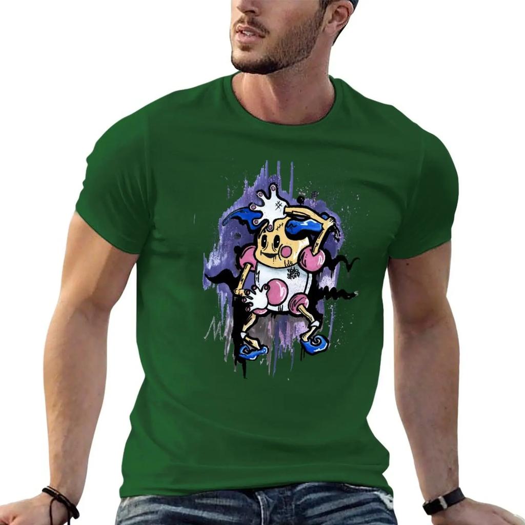 Mr Mime T-shirt customizeds heavyweights summer top boys animal print men graphic t shirts