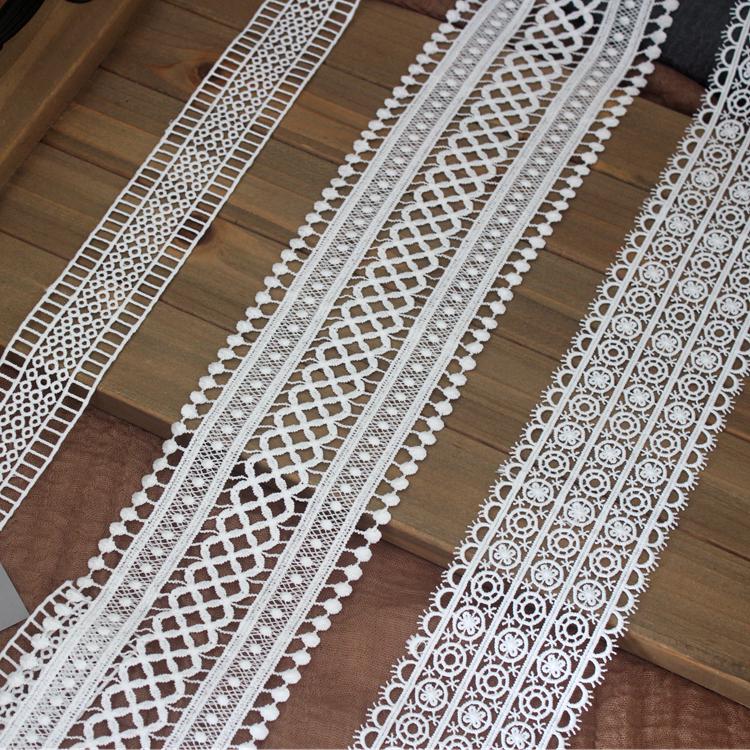 Milk Silk Lace Trim for DIY Sewing and Decorative Accessories