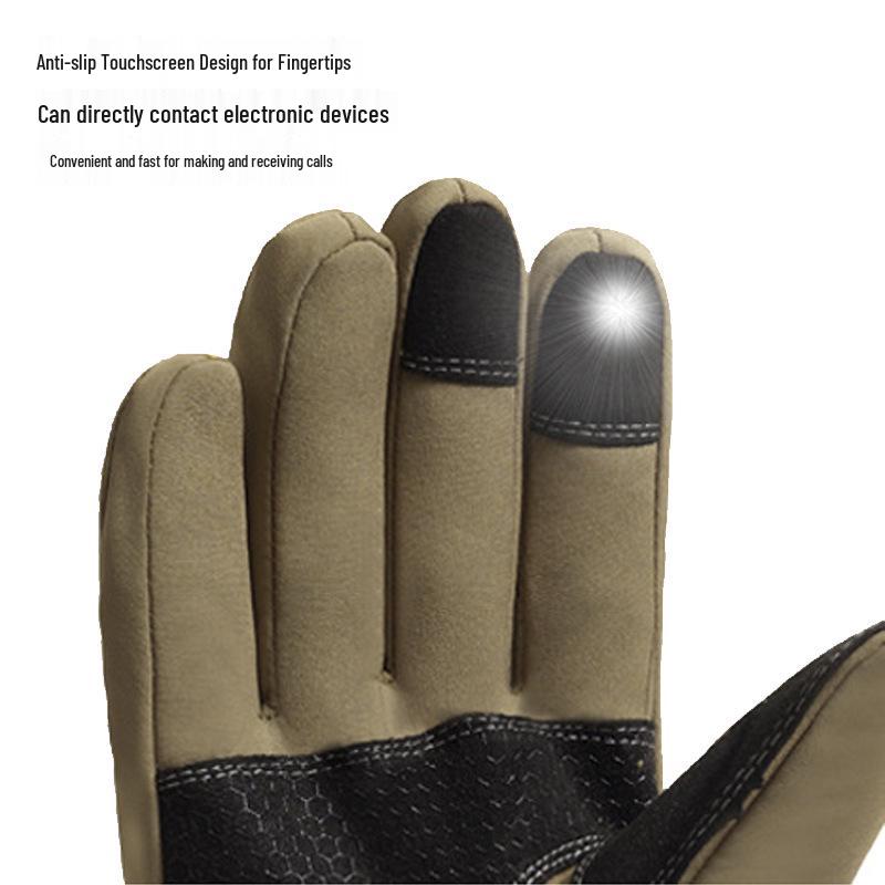 Couple's Winter Ski Gloves: Fleece-Lined, Cold-Proof, Windproof, Outdoor Cycling