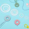 1 Pack Of Diy Crochet Ring Circle Hook Craft Accessories Handbag Plastic Ring Hook 12.7Mm-50Mm Sewing Plastic Ring