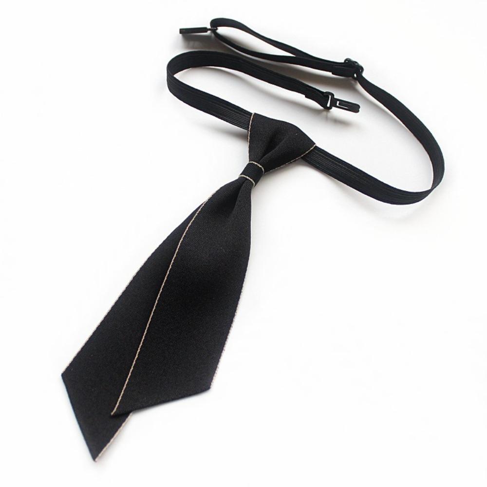 Simple Slim Shirt Bowtie Solid Color Graduation Bow Tie  Women Men Formal Wear Accessory
