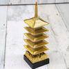 Made In Japan Pagoda Figure Total Length 17cm Five-story (Red)