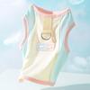 Mesh Dog Cooling Vest Summer Breathable Sleeveless T-Shirt Color Block Pet Tank Top with D-Ring for Small Dogs Yorkie Chihuahua
