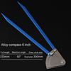 Screw-on Design Marking Gauge Alloy Steel Spring Compass Industrial Marking Gaug