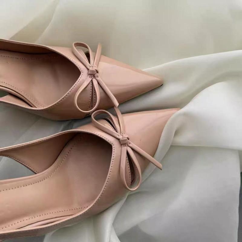 Fashion New Style Popular Summer Slip on High Heel Women Sandals Fashion Butterfly-knot Singbacks Pumps Stripper Party Female Sandals