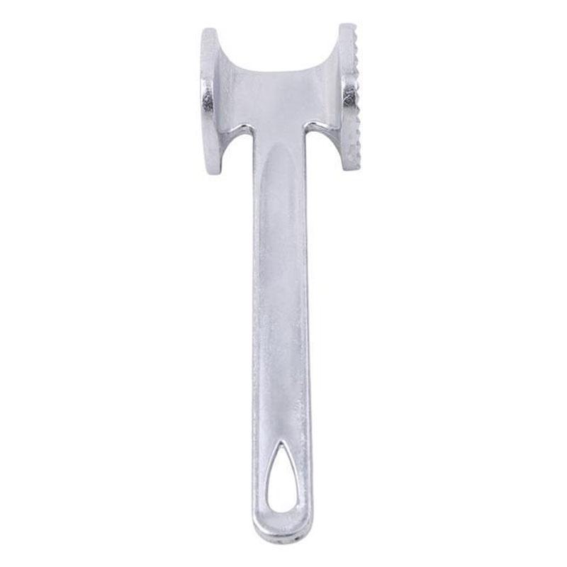 Durable Aluminum Meat Tenderizer Hammer With Dual Sides For Beef And Chicken Preparation