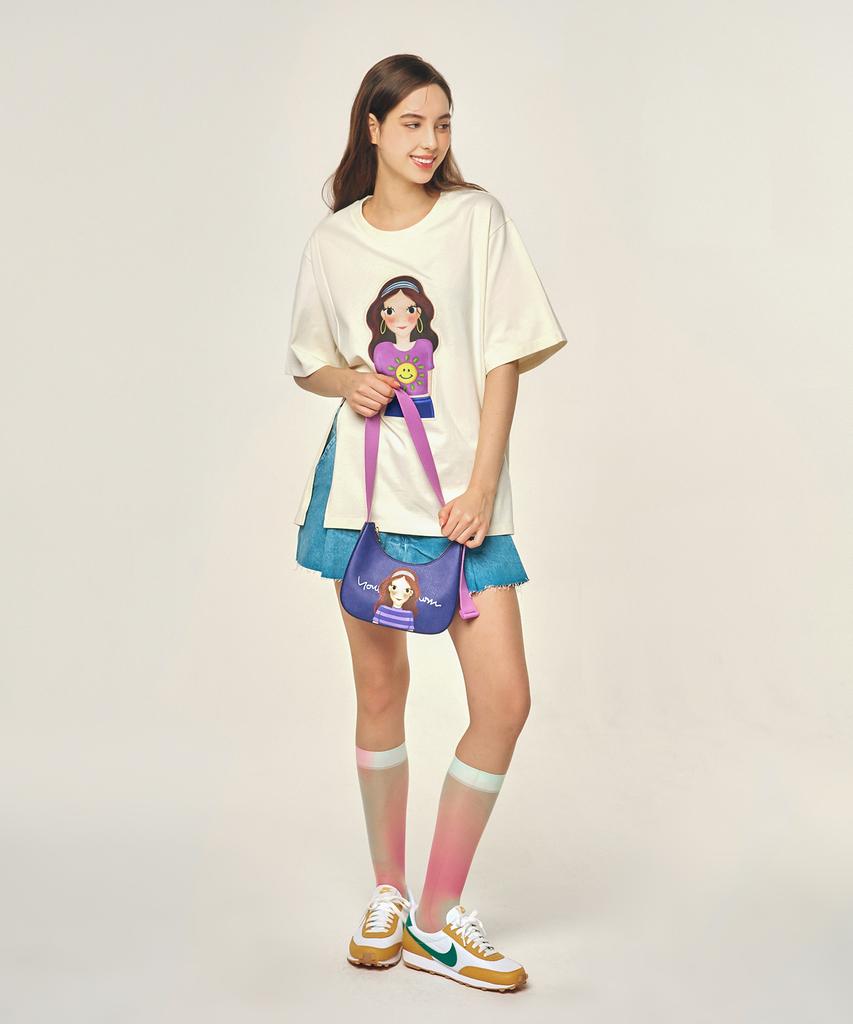 Yugsimwon Side Slit T-Shirt F Luna