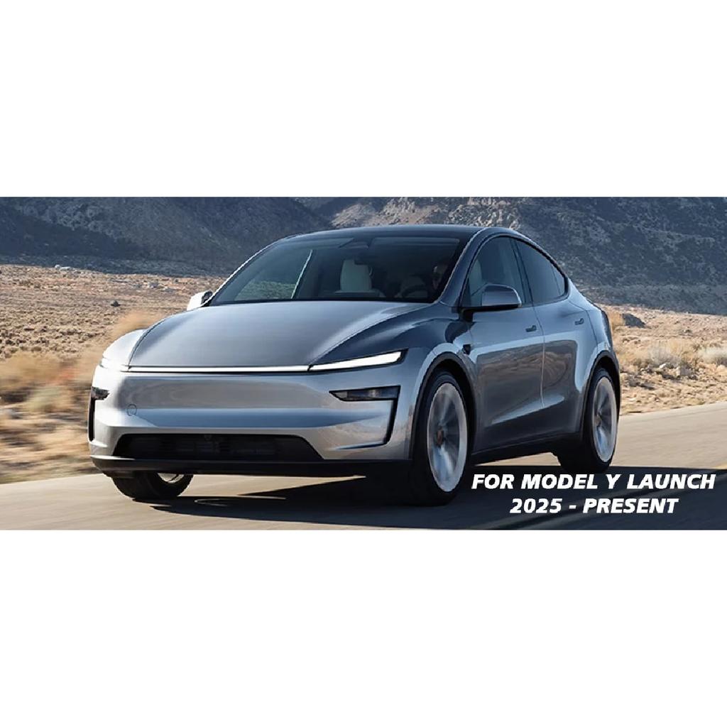 TEKSY For Tesla New Model Y 2026 2025 Juniper  Front and Back Trunk Mat TPE Carpet Waterproof Weather-resistant Pads Layer Mats