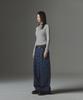 Pantaloni di Jeans Baggy Fit a Scacchi NOT4NERD - Blu Scuro
