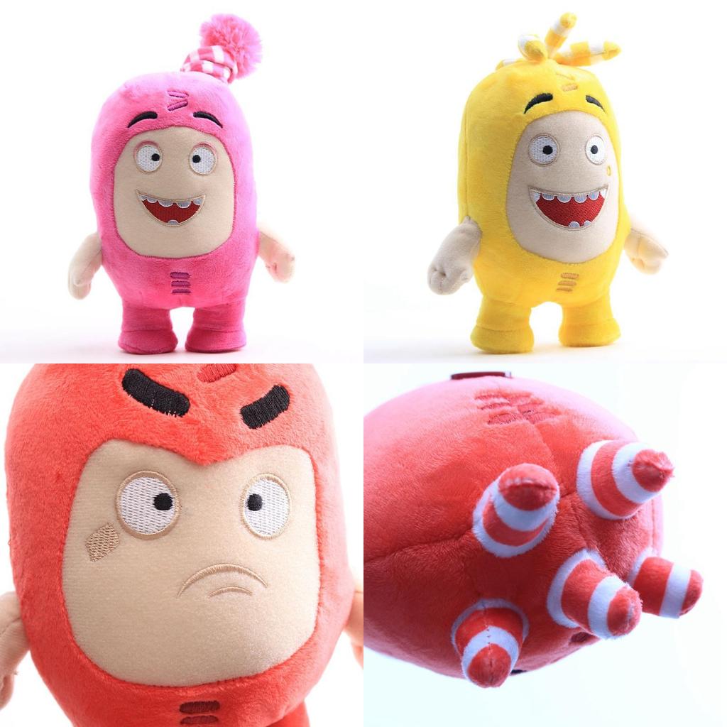Charming Oddbods 23cm Plush Soft Cuddly Toy Newt Bubbles Pogo Zee Jeff Fuse Slick For Kids