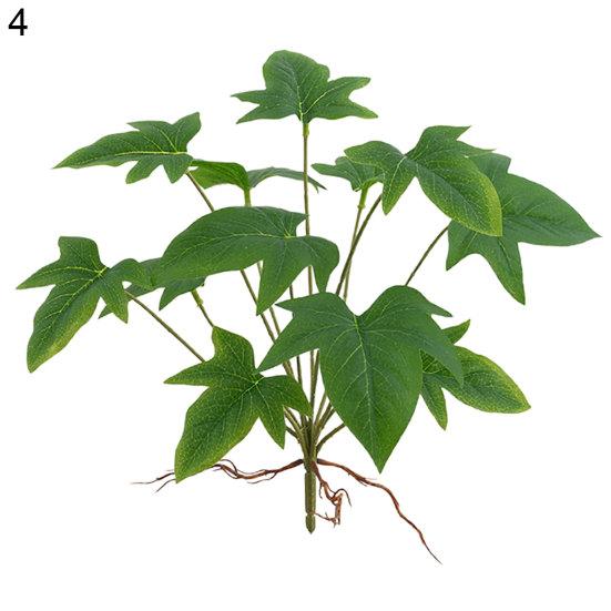 

Искусственное растение, не выцветающее, широко применяемое зеленое декоративное, не выцветающее, зеленое имитационное растение для дома 4