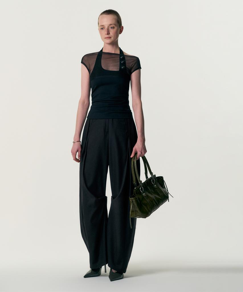 Kimjisu Soft-Curve Wide Pants_Black