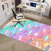 Cute, Fluffy, Cat Office Carpet Soft Polyester Entrance Carpet Washable Non slip Machine Washable In