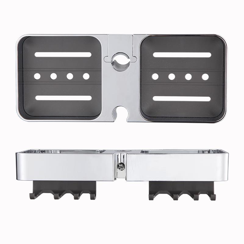 

Телескопическая стойка для хранения в ванной комнате с душевой полкой и мыльницей без сверления - издание к 25-летию