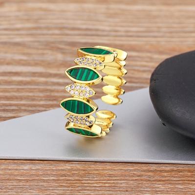 

Nidin Lucky Turkish Evil Eye Ring For Women Girl Open Crystal Enamel Finger Adjustable Jewelry Party Fashion Party Wedding Gift зелений