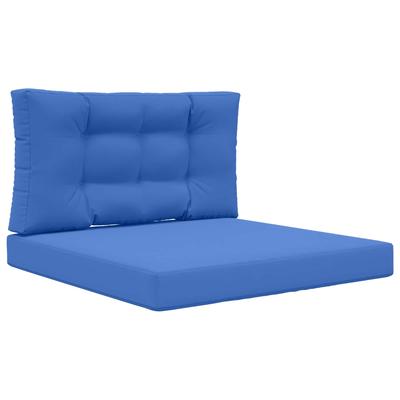 Outdoor Sofa Cushions 2 Pcs Royal Blue Polyester