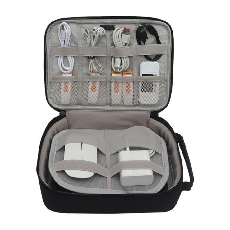 Oxford Fabric Laptop Bag For Pocket 4 Elasticized Accessory Pockets Impact Resistant Layer Travel Friendly Case