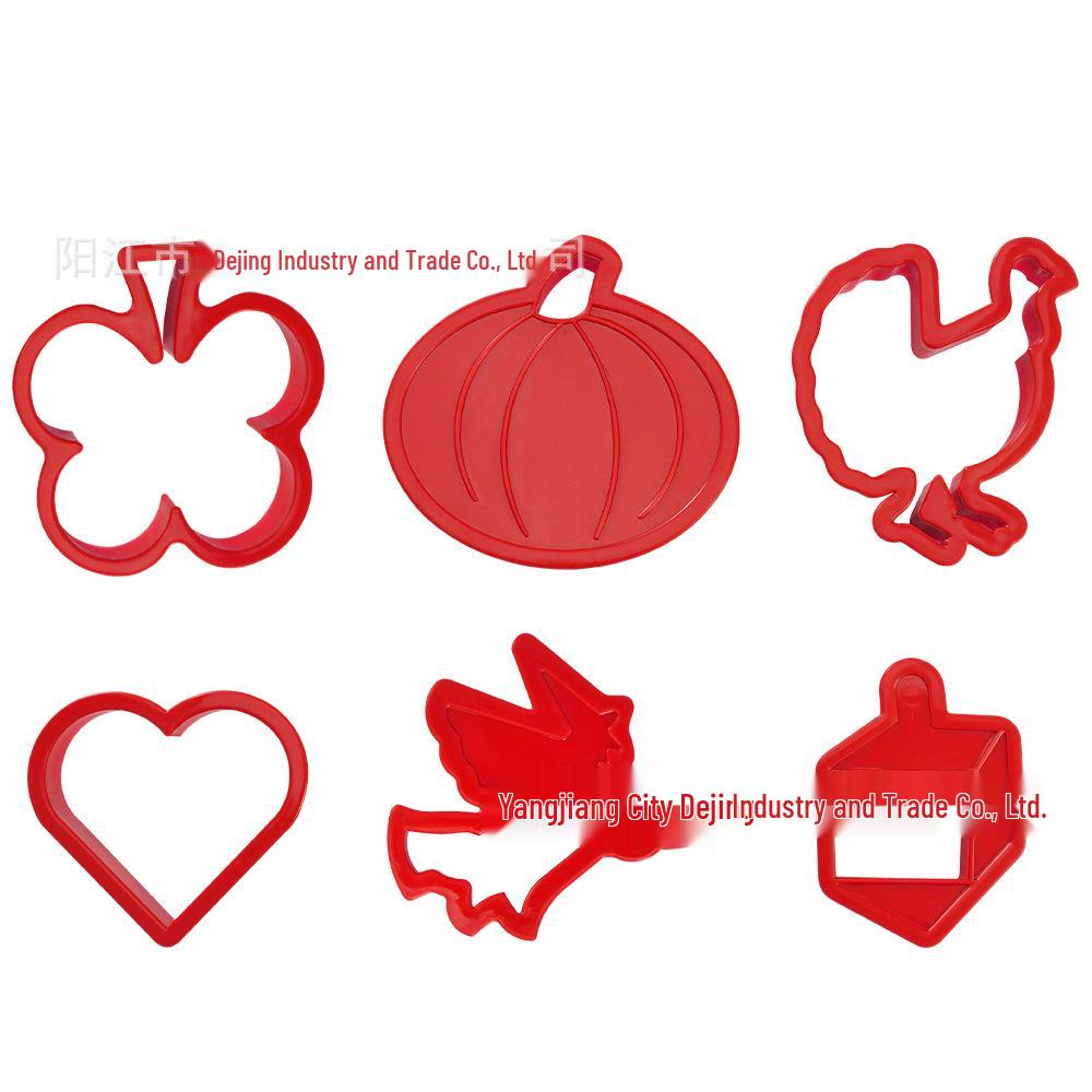 PP Small Halloween & Christmas Pumpkin Cookie Stamp Mold for DIY Baking