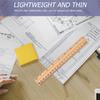 30Pcs 20Cm Wooden Ruler Set Precision Straight Edge Measuring Tool for Classroom Study Office Architecture Math