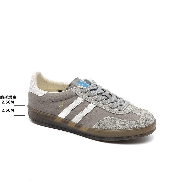 Leather retro color matching German training shoes women's 2025 new Korean version lace-up flat-bottomed casual sports board shoes Forrest Gump shoe