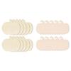 Set of 10 Unfinished Pumpkin Cutouts Paintable Plaque for DIY Halloween Thanksgiving Decoration Party Supplies