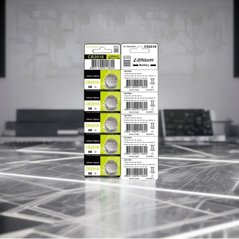 10pcs/5pcs CR2016 Button Batteries 80mAh High Energy Density Replacement DL2016/ER2016/GPCR2016 for Watch