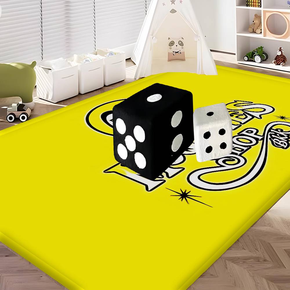 JDM-MOON-EYES Fashion Floor Mat INS Style Soft Bedroom Floor House Laundry Room Mat Anti-skid Household Carpets
