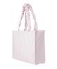 Maison de FLEUR Gathered Handle Ribbon Quilted F Tote 08001147100 Tote, Pink, Bag,