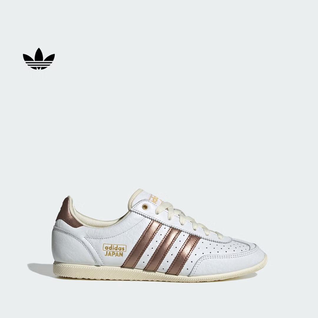 Adidas  Обувь с Т-образной головкой  - ЯПОНИЯ W Винтажные Классические Спортивные Туфли - Женские Adidas Дизайн с Тремя Листьями JQ9025 35.5 белый