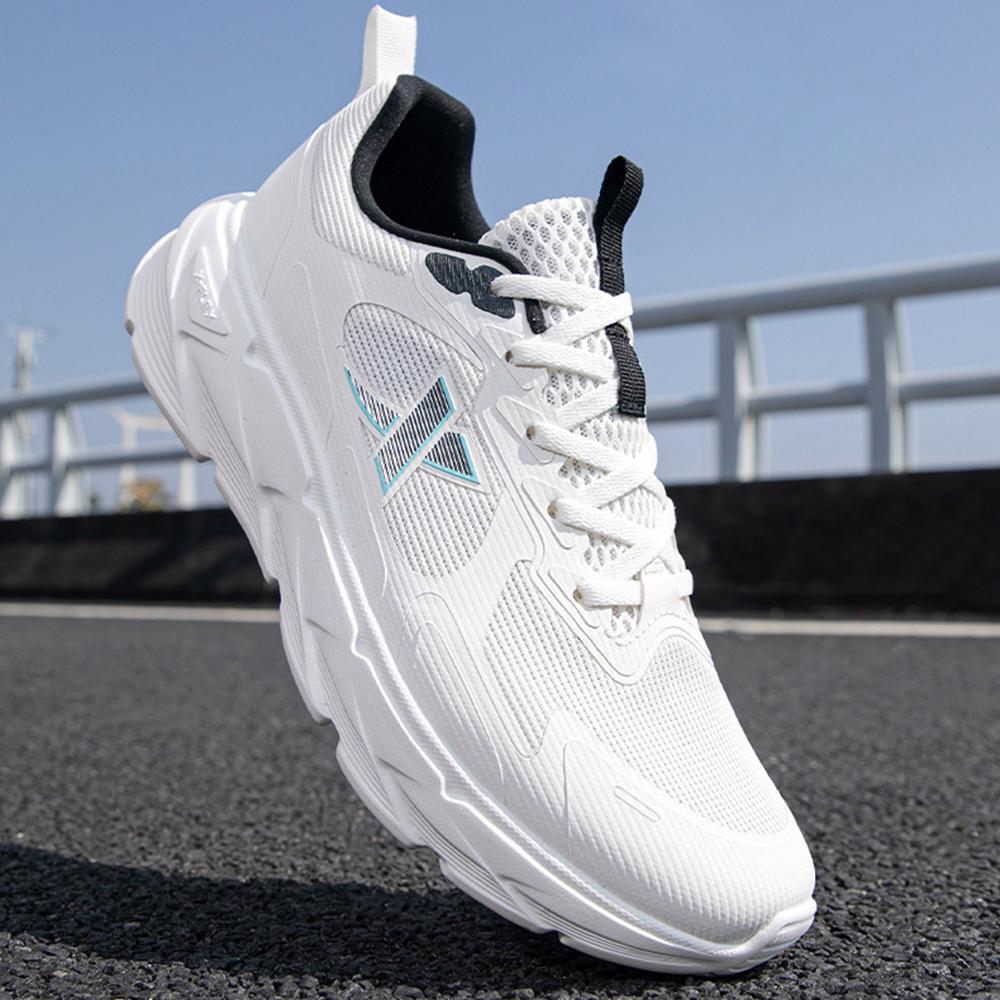 Xtep Fashion Versatile Comfortable Shock Absorbing Wear Resistant Support Low Top Casual Running Shoes Men sneaker White 875119110070-2