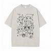 Hot Sale Yoshitomo Nara Vintage Washed Tshirt Men Women Casual Funny T Shirt Male Cotton Oversized Short Sleeve Tops Streetwear