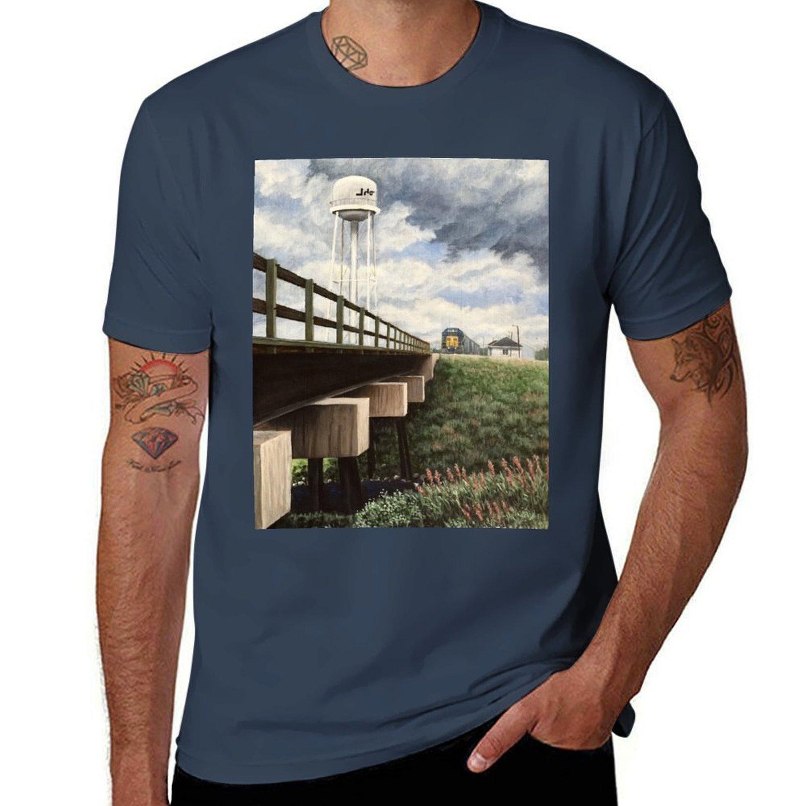 Moosonee Water Tower TShirt Thanksgiving Day Tee Top S