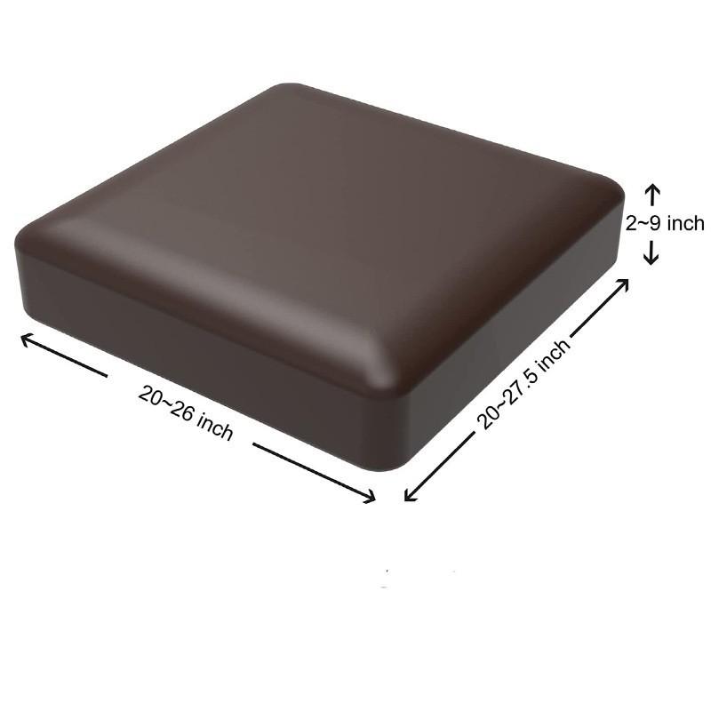 Waterproof Leather Chaise Lounge Sofa Cushion Cover for All Seasons