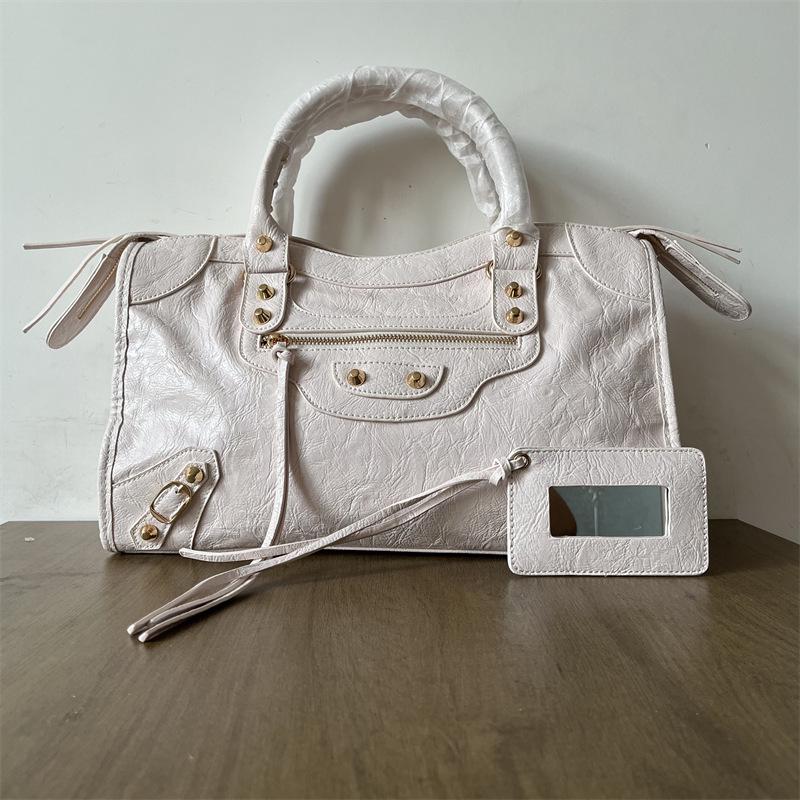Women's Mini Crossbody Tassel Bag - Medium/Small Size, Motorcycle Style