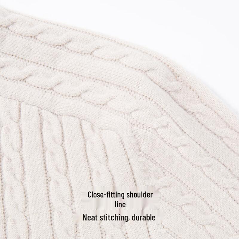 Hodo Men's Heavyweight Warm Wool Blend Mock Neck Pullover