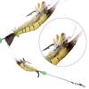 10pcs Silicone Soft Shrimp Simulation Noctilucent Soft Prawn Fishing Lure Hook Bait (Size: 10 cm)