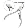 Professional Toenail Clipper for Thick or Ingrown Nails Surgical Grade Stainless Steel, 4 Long Nail Clippers For Men Elderly
