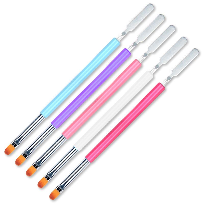 

Set of 5 Double-Headed Nail Art Brushes for UV Gel and Embossing