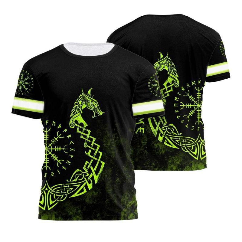 Customized Name Reflective T Shirt For Men Summer Loose Safety Workwear Round Neck Short Sleeve Tees American Flag Printed Tops