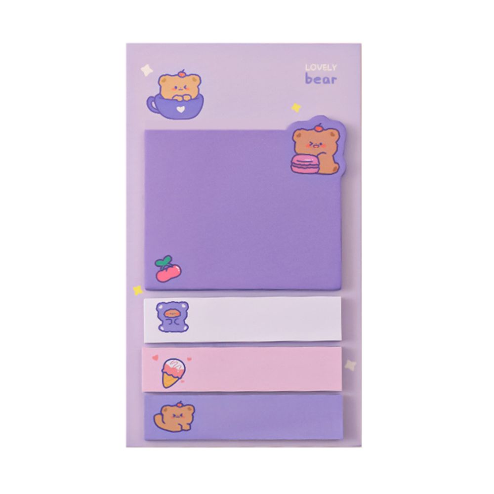 

80 Sheets Kawaii Cute Paper Animal Stationery Sticky Notes Planner Stickers Memo Pads Bookmark 3