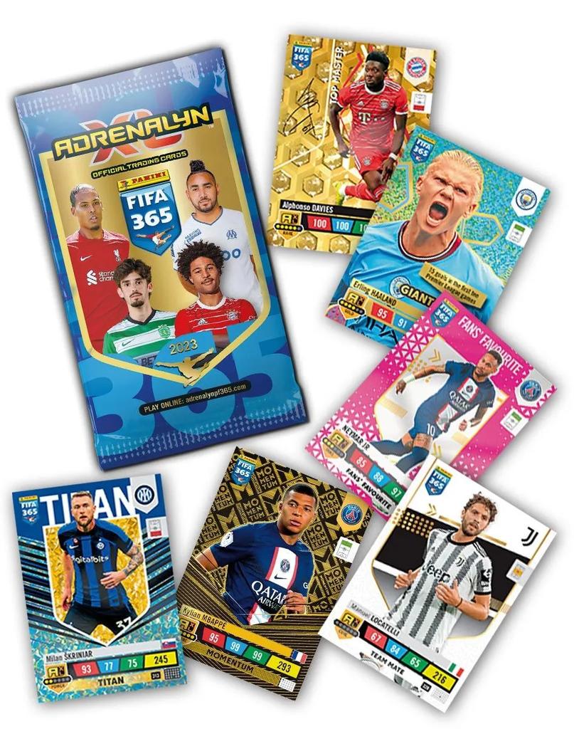 Fifa 365 2023 Adrenalyn Premium Sachet 10 Football Cards Limited Card