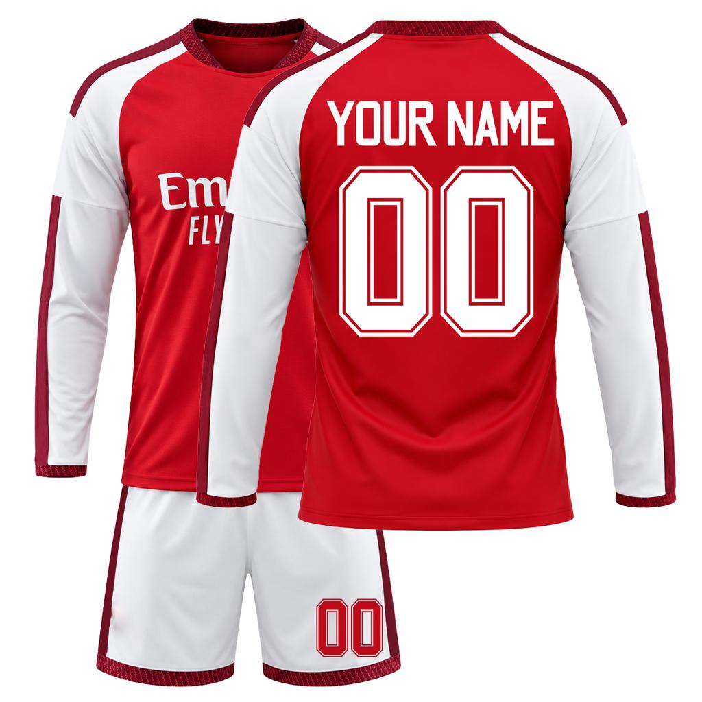 Soccer and Shorts 2-Piece Set for Kids and Adults, Team Uniform for Day and