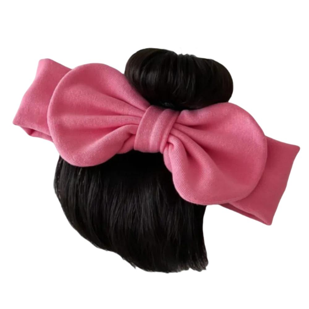 Bow Knot Headwear Soft Hairpiece Fashionable Baby Bangs Wig Headband  Newborns Accessories