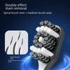 Brosse à dents à poils durs pour hommes pour l'élimination de la fumée et des taches, emballée individuellement pour un usage domestique