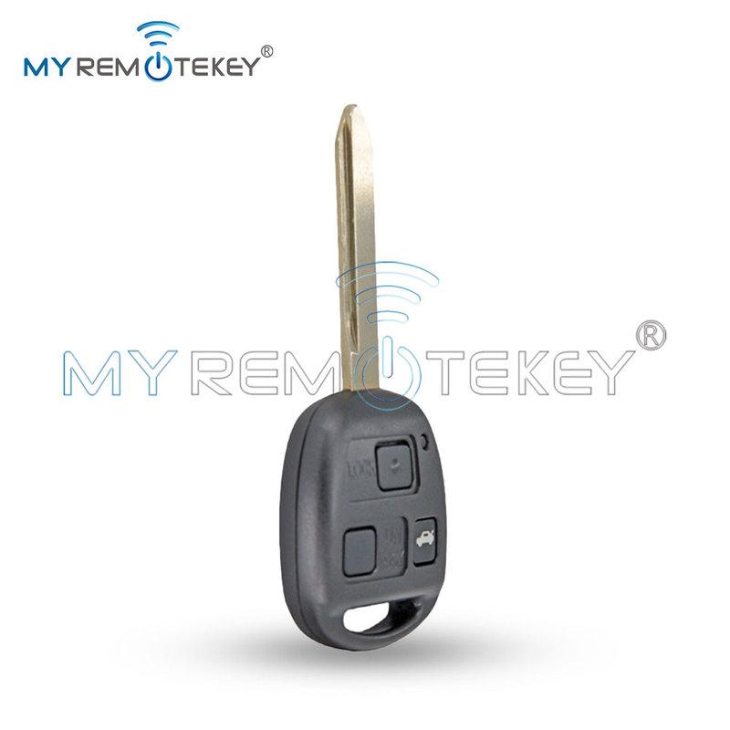 

MYREMOTEKEY DENSO Car Remote Key Fob Control 736670-A TOY47 304/315/434 Mhz 3 Button PN 89071-05010 for Toyota Avensis 2004-2009 434Mhz