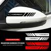 2PCS Car Badge Rearview Mirror Decor Sticker Vehicle Body Refit Decal For Cruze Aveo Captiva Lacetti Car Accessories