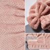 Bowknot Drying Cap, Women's Absorbent Quick-Dry Thick Coral Fleece Pineapple Pattern Home Bath Hair Towel