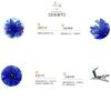 8pcs Gold/Silve Christmas Flower Pink/Blue Christmas Tree Toppers Christmas Tree Flowers Snowflake like